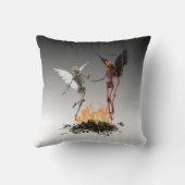 エンジェル落ちたデーモンデビルハロウィーン クッション (裏面)