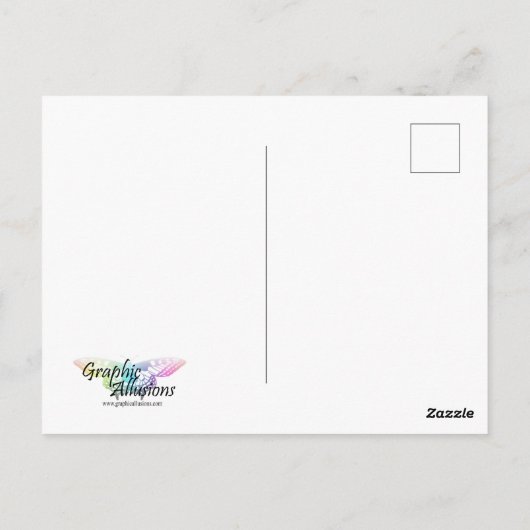 エンジェル落ちたハロウィーン ポストカード (裏面)