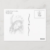 エンジェル落ちたポストカード ポストカード (裏面)