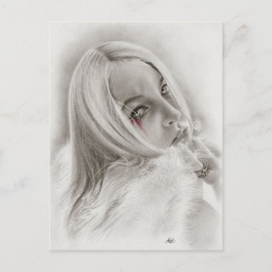 エンジェル落ちたポストカード ポストカード (正面)