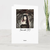 エンジェル落ちた |ダークアートハロウィーン カード (裏面)