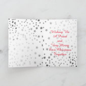 エンジェル誇りを持ったハートレ結婚ズビアン新来のクリスマス シーズンカード (内部)