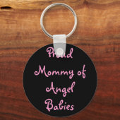 エンジェル誇りを持ったベビー キーホルダー (正面)