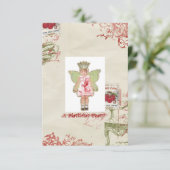 エンジェル誕生日招待 招待状 (スタンド正面)