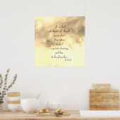 エンジェル賛美の詩画のポスター ポスター (キッチン)