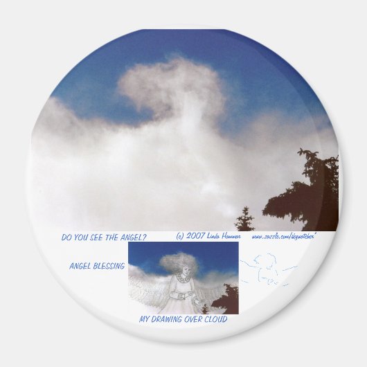 エンジェル賛美ズマグネット マグネット (正面)