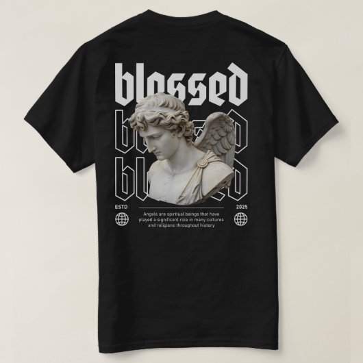 エンジェル賛美ー Tシャツ (デザイン裏面)