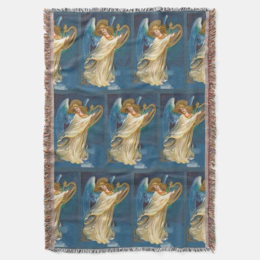 エンジェル遊のハープブランケット スローブランケット (正面縦)