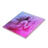 エンジェル遊のライラの雲の上にピンクの青 タイル (側面)