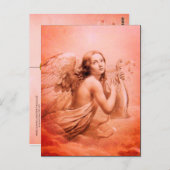 エンジェル遊のライラ雲の上に赤い色相 ポストカード (正面/裏面)