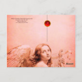 エンジェル遊のライラ雲の上に赤い色相 ポストカード (裏面)