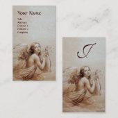 エンジェル遊のライラ雲の上モノグラムシルバー 名刺 (正面/裏面)