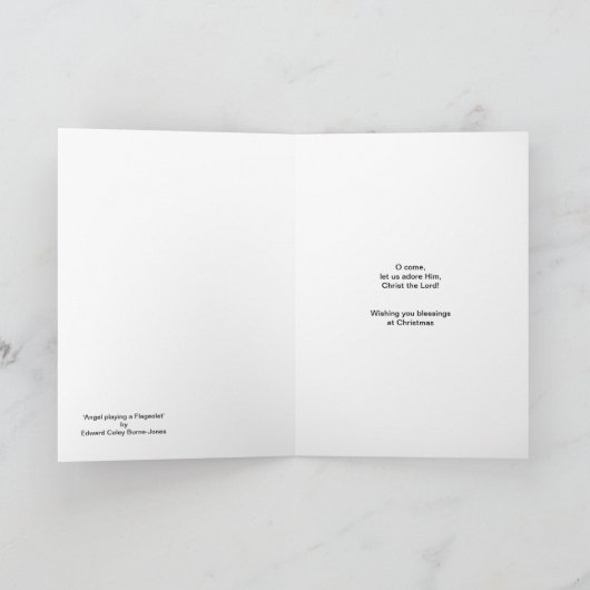 エンジェル遊ズのフラージョレのエドワード・バーン=ジョーンズ シーズンカード (内部)