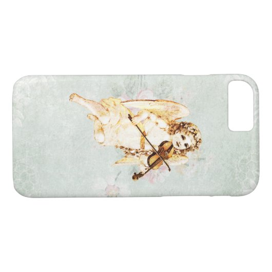 エンジェル遊ズのヴィンテージ紙背景 Case-Mate iPhoneケース (裏面(横))