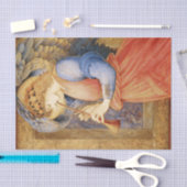 エンジェル遊ズ・ア・フラゲオレット(エドワード・バーン=ジョーンズ) 薄葉紙 (クラフト)