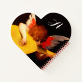 エンジェル遊ズLUTE音楽Cherub Monogram ノートブック (裏面)