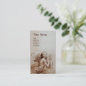 エンジェル遊ズLYRA OVER THE CLOUDS MONOGRAM金ゴールド 名刺 (スタンド正面)