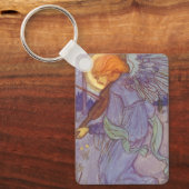 エンジェル遊ミュージシャンズAヴァイオリン、ヴィンテージ音楽 キーホルダー (正面)