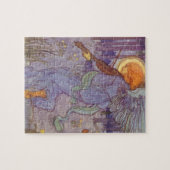 エンジェル遊ミュージシャンズAヴァイオリン、ヴィンテージ音楽 ジグソーパズル (横)