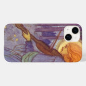 エンジェル遊ミュージシャンズAヴァイオリン、ヴィンテージ音楽 Case-Mate iPhoneケース (裏面 (横))