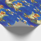 エンジェル郵便オフィスプリント ラッピングペーパー (角)