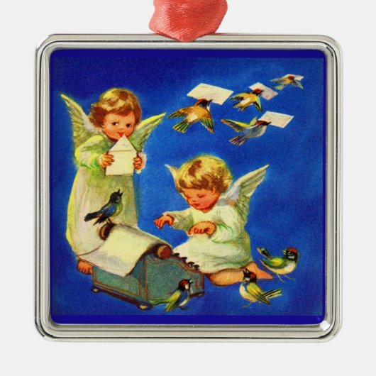 エンジェル郵便 メタルオーナメント (正面)