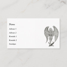 エンジェル鉛筆アート 名刺