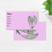 エンジェル鉛筆スケッチ名刺 (デスク)