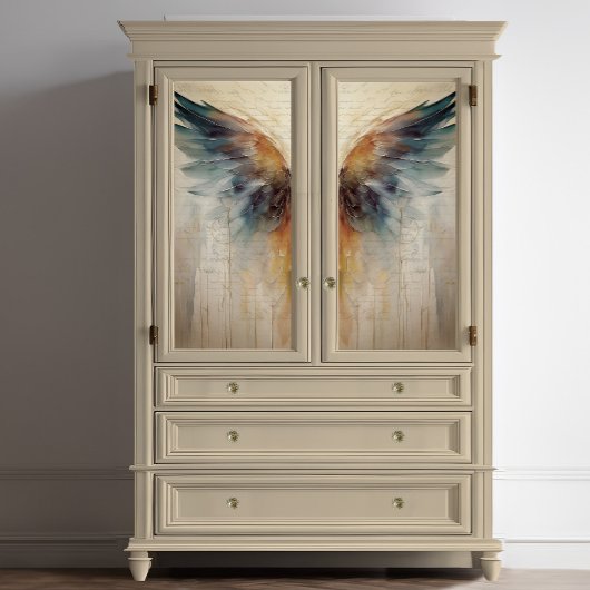 エンジェル離れウィングEthereal抽象芸術印象主義 薄葉紙