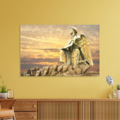 エンジェル頼・ラップのキャンバス キャンバスプリント (インサイチュ (リビング))