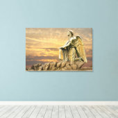 エンジェル頼・ラップのキャンバス キャンバスプリント (インサイチュ (ウッドフロア))