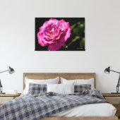 エンジェル顔バラアップクローズ キャンバスプリント (インサイチュ (寝室))