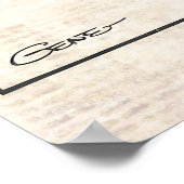 エンジェル顔漫画ストリップ「犬は猫が好きじゃない」 ポスター (角)