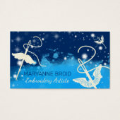 エンジェル飛んでいる裁縫針刺繍キルティング (正面)