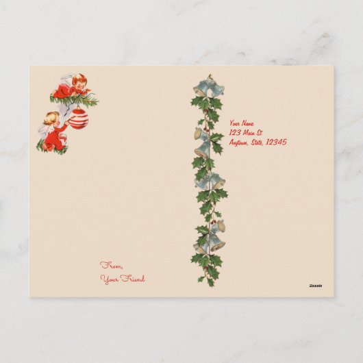 エンジェル飾ズ・ザ・クリスマスツリー葉書 シーズンポストカード (裏面)