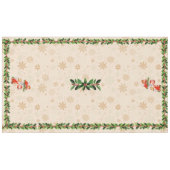 エンジェル飾ズ・ザ・ツリー・ホリーNベリー・トリム テーブルクロス (正面(横))