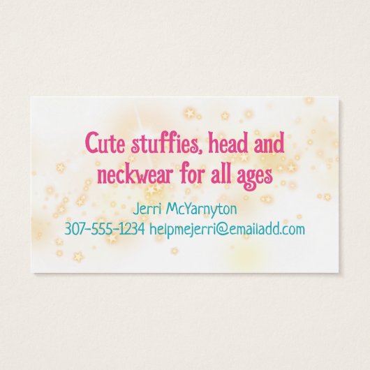 エンジェル魔法妖精の糸クロシェ編み物ホームズプン (裏面)