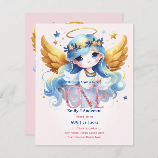 エンジェル1stバースデーフェアリーテイル魔法誕生日 (正面/裏面)