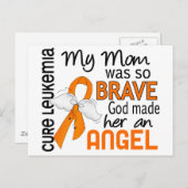 エンジェル2ママ白血病 ポストカード (正面/裏面)