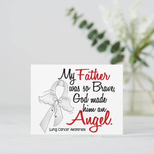 エンジェル2父肺がん ポストカード (スタンド正面)