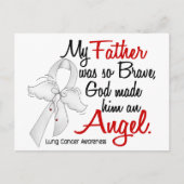 エンジェル2父肺がん ポストカード (正面)