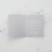 エンジェル4クリスチャンメモリアル悔やみや弔慰サンキュー サンキューカード (内部)