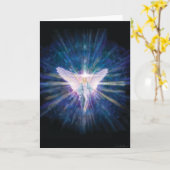 エンジェル5青 カード (黄色い花)