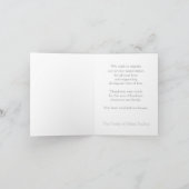 エンジェル6悔やみや弔慰サンキューノートカード サンキューカード (内部)