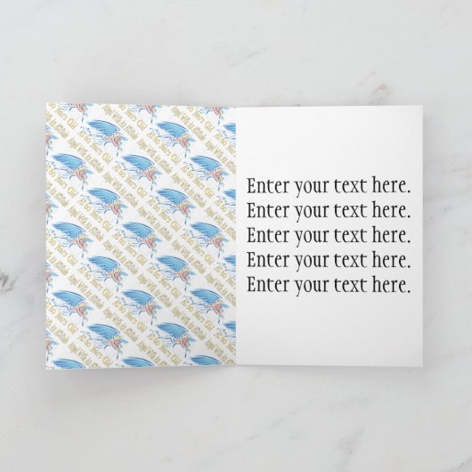 エンジェル60th誕生日 カード (内部)