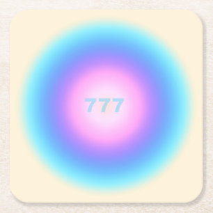 エンジェル777 – 幸運 スクエアペーパーコースター