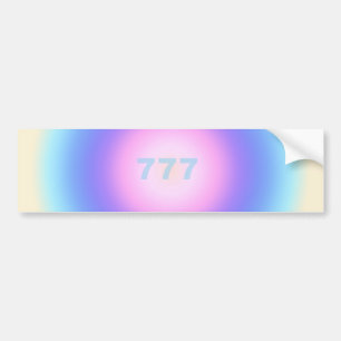 エンジェル777 – 幸運 バンパーステッカー