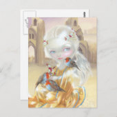 「エンジェル・アット・グラストンベリー・アビー」ポストカード ポストカード (正面/裏面)