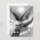 エンジェル・アット・ナイトアート ポストカード (正面/裏面)