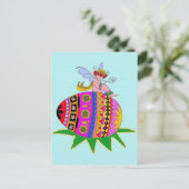 エンジェル&アピサンカウクライナフォークアート ポストカード (スタンド正面)